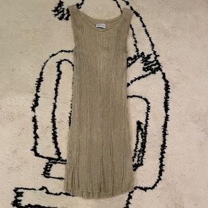 Puppets and Puppets Gold Knit Tank